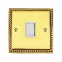 BRASS HERITAGE WAY SWITCH1 GANG 2