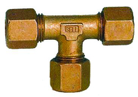6mm T Piece Steel Compression Fittings