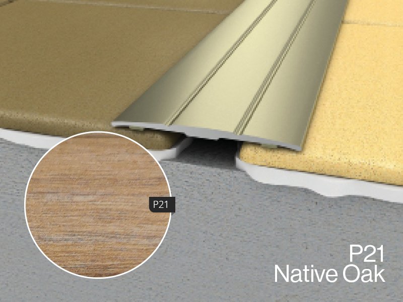 WRG1 1800mm Flat Adhesive Profile P21 Native Oak