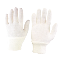 Premium Cotton Interlock with  Knitwrist, 600 Pairs/Case