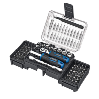Draper, Ratchet and Screwdriver Bit Set 92pcs/Pack