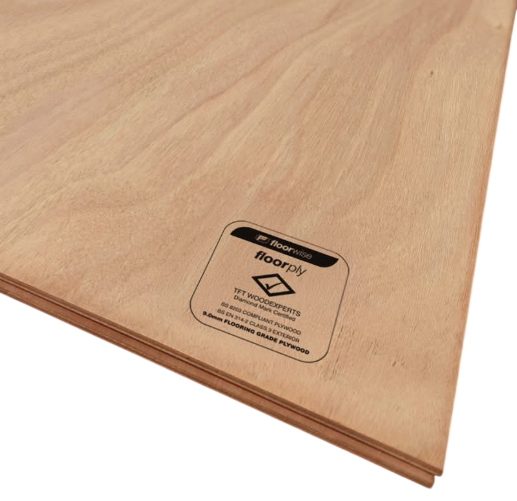 8' X 4' Floorply Plywood Sheet 5.5mm