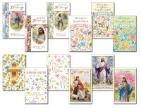 Easter Card with Gold Foil/12 Designs  (85700)