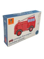 Number Puzzle - Vintage Fire Engine  FSC&reg;