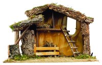 Nativity Shed/No Figures/LED Lights   (89973)
