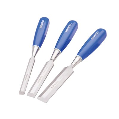 Faithfull 3 Piece Blue Chisel Set