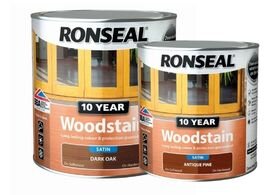 Ronseal 10 Year Woodstain Tins