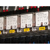 Self Adhesive Dielectric Label, 8x17mm, Yellow