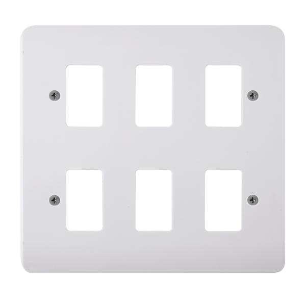 Click Gridpro 6G Plate White CMA20506