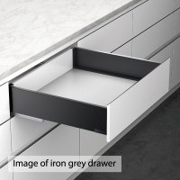 H Box 151mm x 350mm Drawer System White