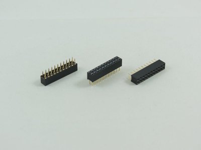 70 position PCB Socket 2mm Pitch Through Hole Dual Row Vertical