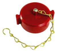 Plastic Cap w/Chain, 1-1/2" NST