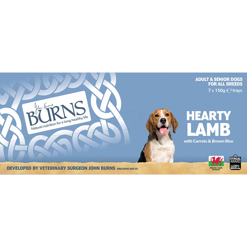 Burns Adult Dog Hearty Lamb with Carrots and Brown Rice 7x150g