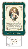 Calendar/6 inchx 8 inch Print/S. Heart of Mary   (9629/SHM)