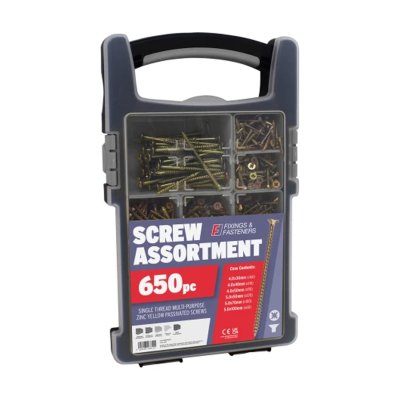 ForgeFix Multi-Purpose Screw Organiser 650 Pieces