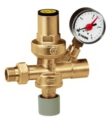 Afriso Füllarmatur 42406 FAM, G 1/2, mit Manometer 0,4 bar, Messing