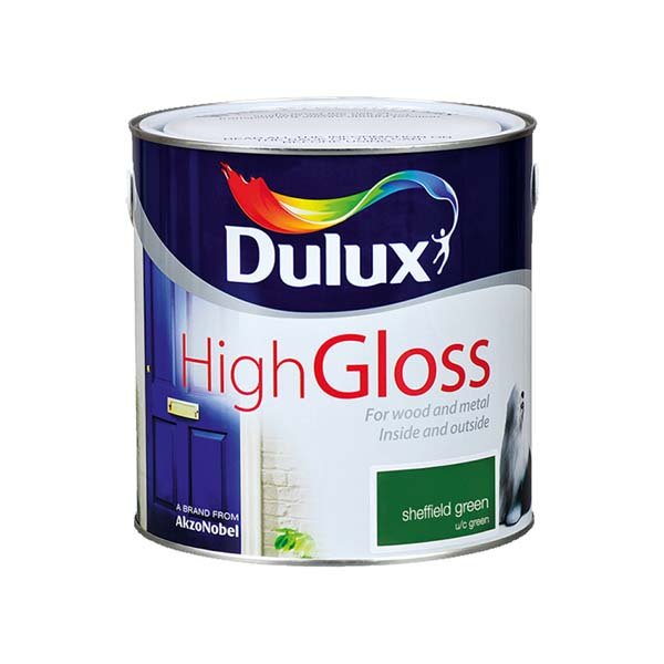 Dulux High Gloss Sheffield Green 2.5L Tin