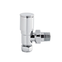 PORTMAN CHROME RAD VALVES  ANG ANGRVCP