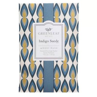 Greenleaf Scented Sachet Indigo Suede 1