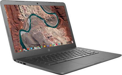 HP Chromebook 14-db0500sa 5AT31EA 35.6 cm (14") HD AMD A4 4 GB DDR4-SDRAM 32 GB eMMC Wi-Fi 5 (802.11ac) Chrome OS Blue