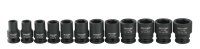 Signet 3/8in Drive Impact Socket Set 12 pce 8mm - 19mm