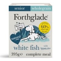 Forthglade Complete Meal Senior Dog White Fish with Brown Rice & Veg 18x395g
