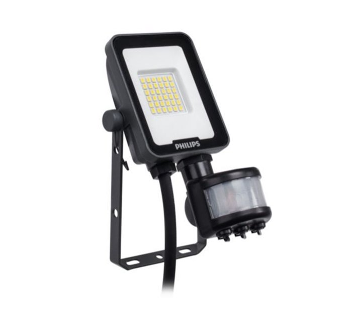 Philips 10W 4K IP65 PIR LED floodlight