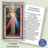Picture Medal & Foil Leaflet/Divine Mercy   (7148/DM)