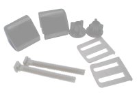Tucker French Set Of Toilet Seat Hinges White