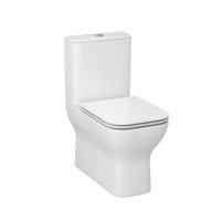 Tucker French Maidstone Standard Height Short Projection Rimless Closed Back Close Coupled WC Suite with Soft Close Seat