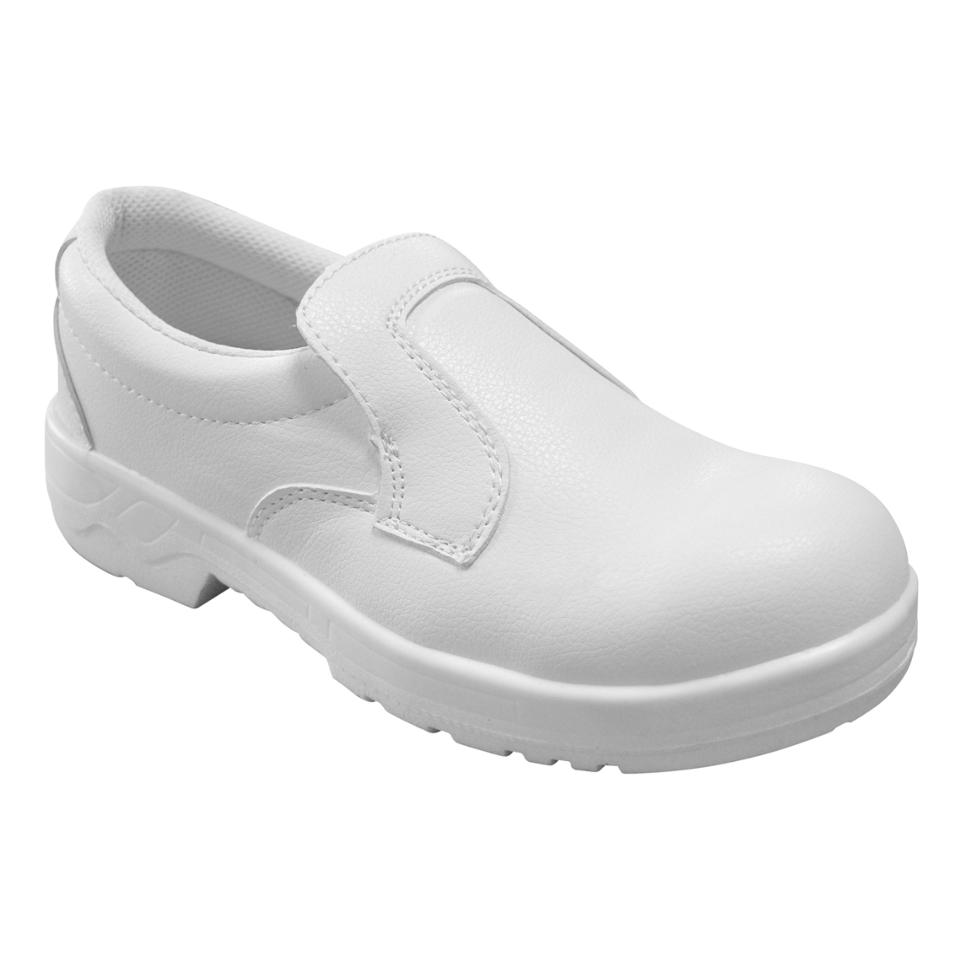 Slip-On Shoe, White, Beaver