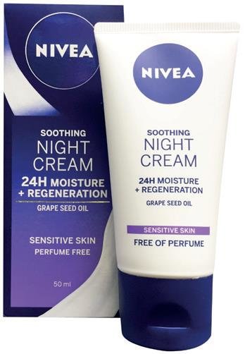 nivea soothing night cream