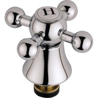 Bristan Basin Tap Reviver with Traditional Handles Chrome R 1/2 TC