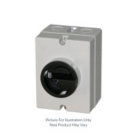 IMO PE69-4080-GREY Enclosed Isolator 4P 80A, IP66, Grey w/ Black Handle
