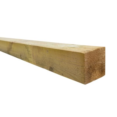 3'' X 3'' Treated Fence Post Gold 10FT