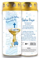 Candle/Baptism - Baby Boy   (8638)