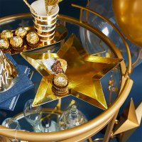 Gold Star Paper Plates - Pack of 8