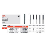 Edenta Diamond Bur Long Cylinder 112/014 Pk5