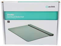 Wall mount media shelf DVDB2