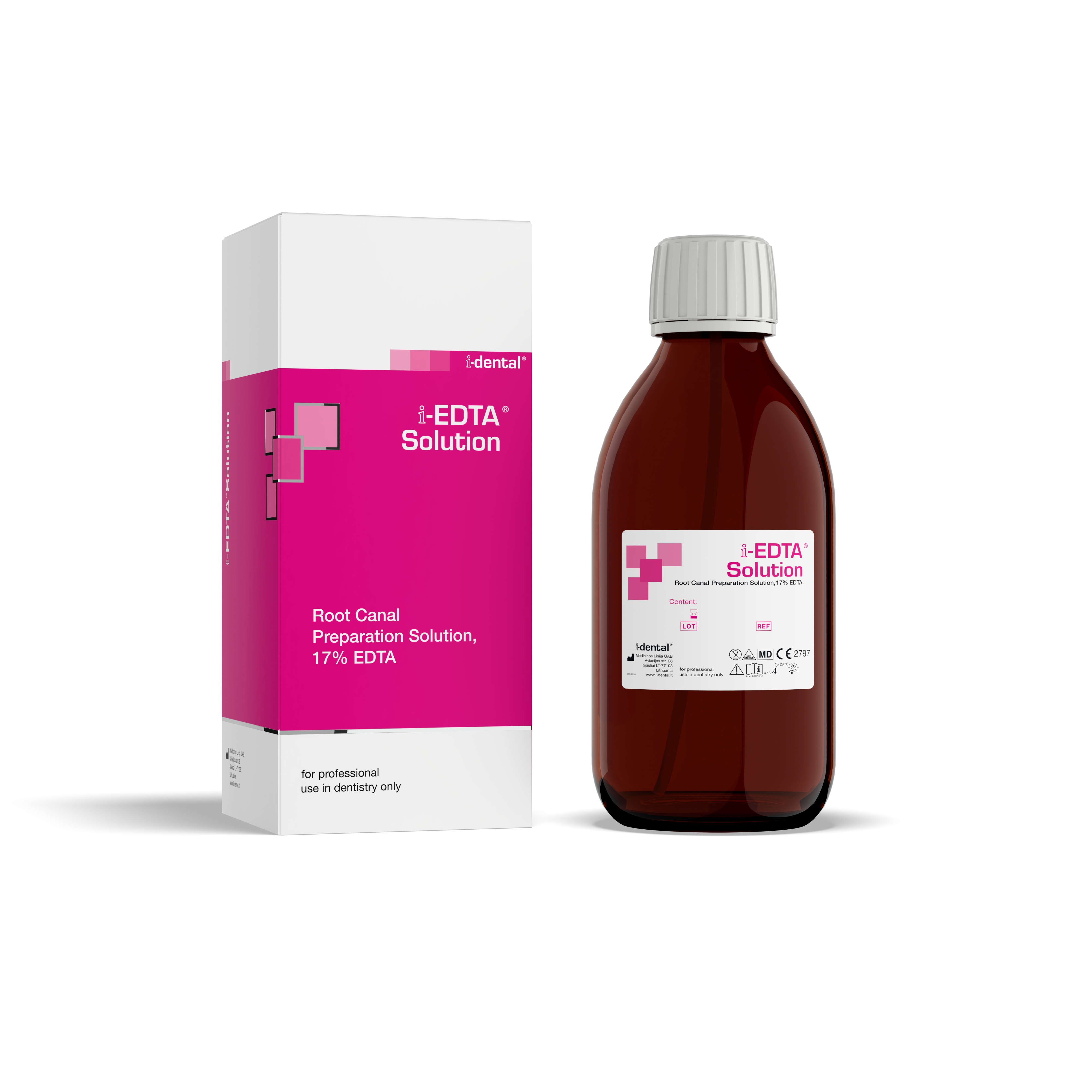 i-EDTA Solution 250ml Bottle With Special Nozzle + 3ml Empty Syringe