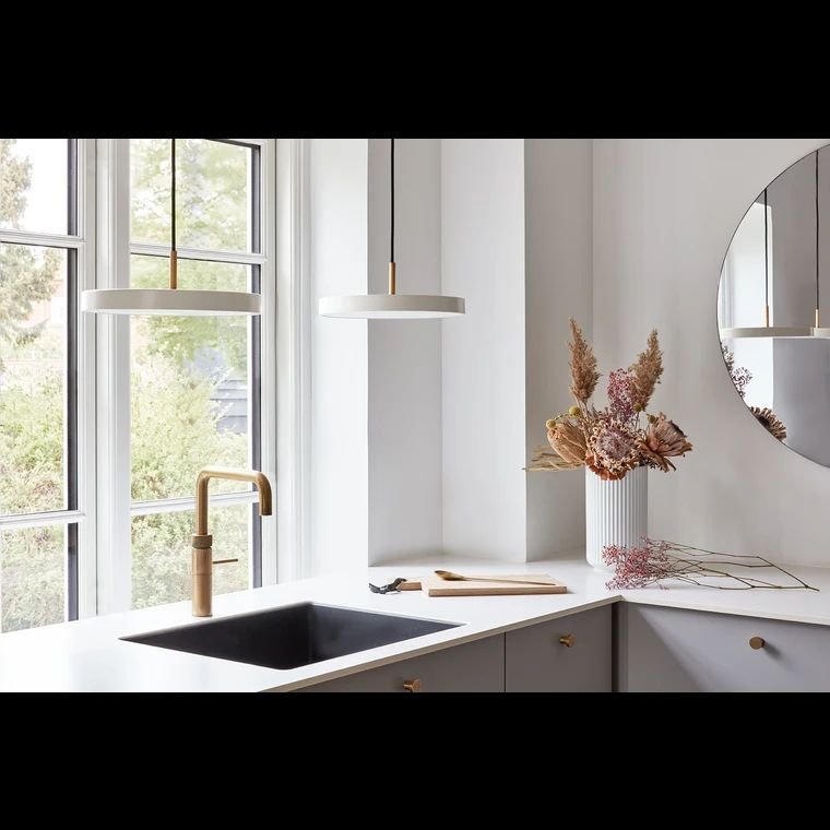 EBB & FLOW Asteria Mini Pearl White Pendant Light