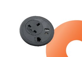 Through Desk Power & Data