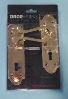 DW Beaumont Door Handles Brass