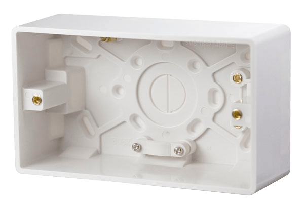 Click Mode 2G 47mm Pattress Box White CMA086