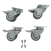 71MM CASTOR KIT COMPLETE WITH M5 SCREWS