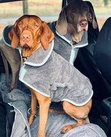 Henry Wag Drying Coat XXL 80cm Grey x 1