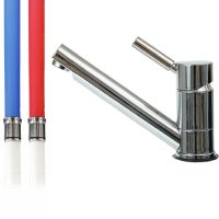 Reich Trend E Keramik Mixer Tap (Chrome - Smooth Hose Fittings)