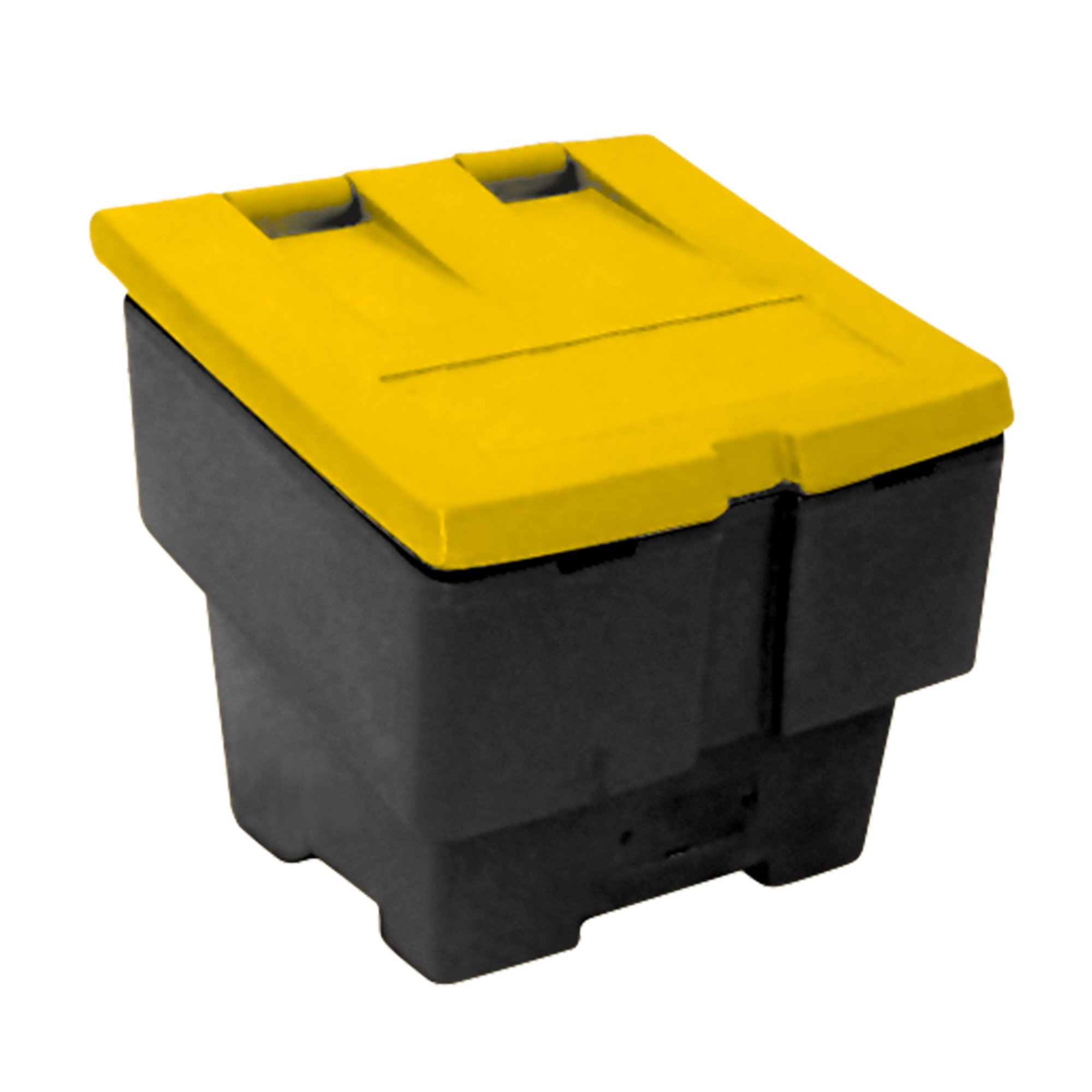 GRIT/SALT BIN 1.75 CU FT BLACK/YELLOW