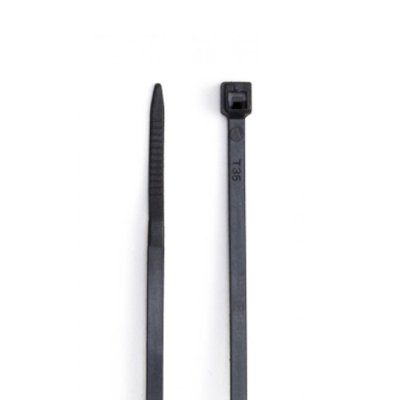 Black Cable Ties 4.8mm x 200mm (Pack 100)