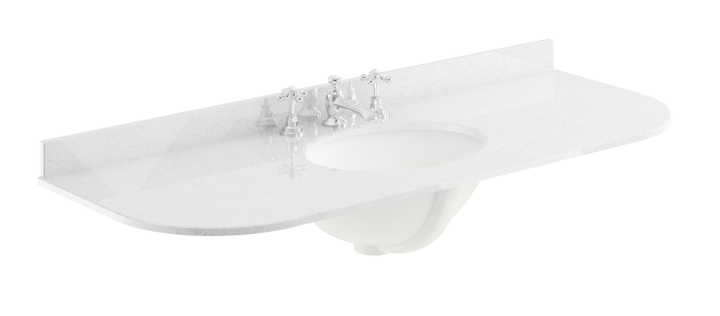 1200mm Single Bowl with Radius 3 Tap Hole